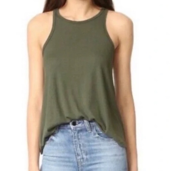 Free People Intimately Green Tank Top - Picture 1 of 4